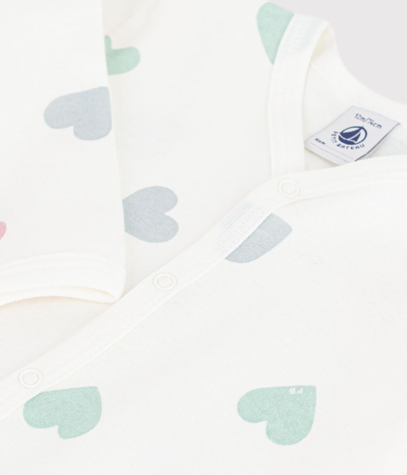 || Petit Bateau || Pyjamapak zonder voetjes - Harten