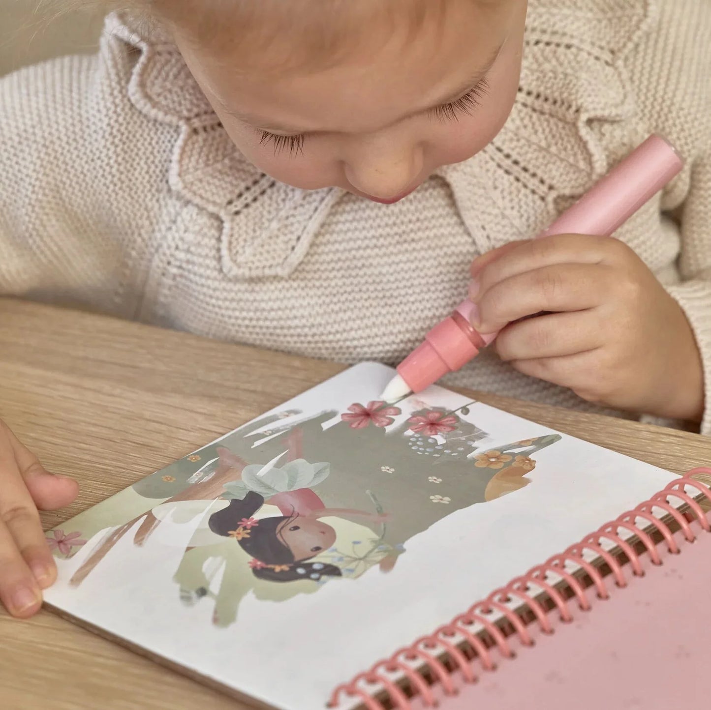 || Little Dutch || Waterkleurboek - Rosa