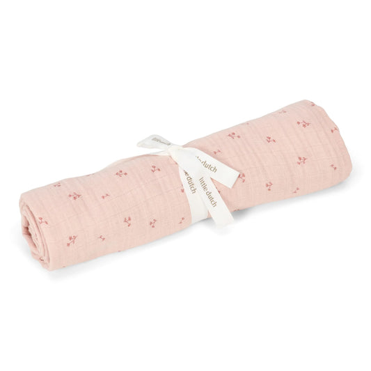 || Little Dutch || Swaddle 120cm - Pure Blossom