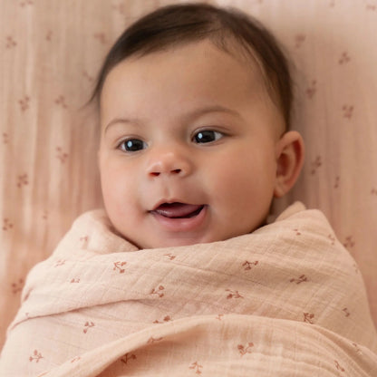 || Little Dutch || Swaddle 120cm - Pure Blossom
