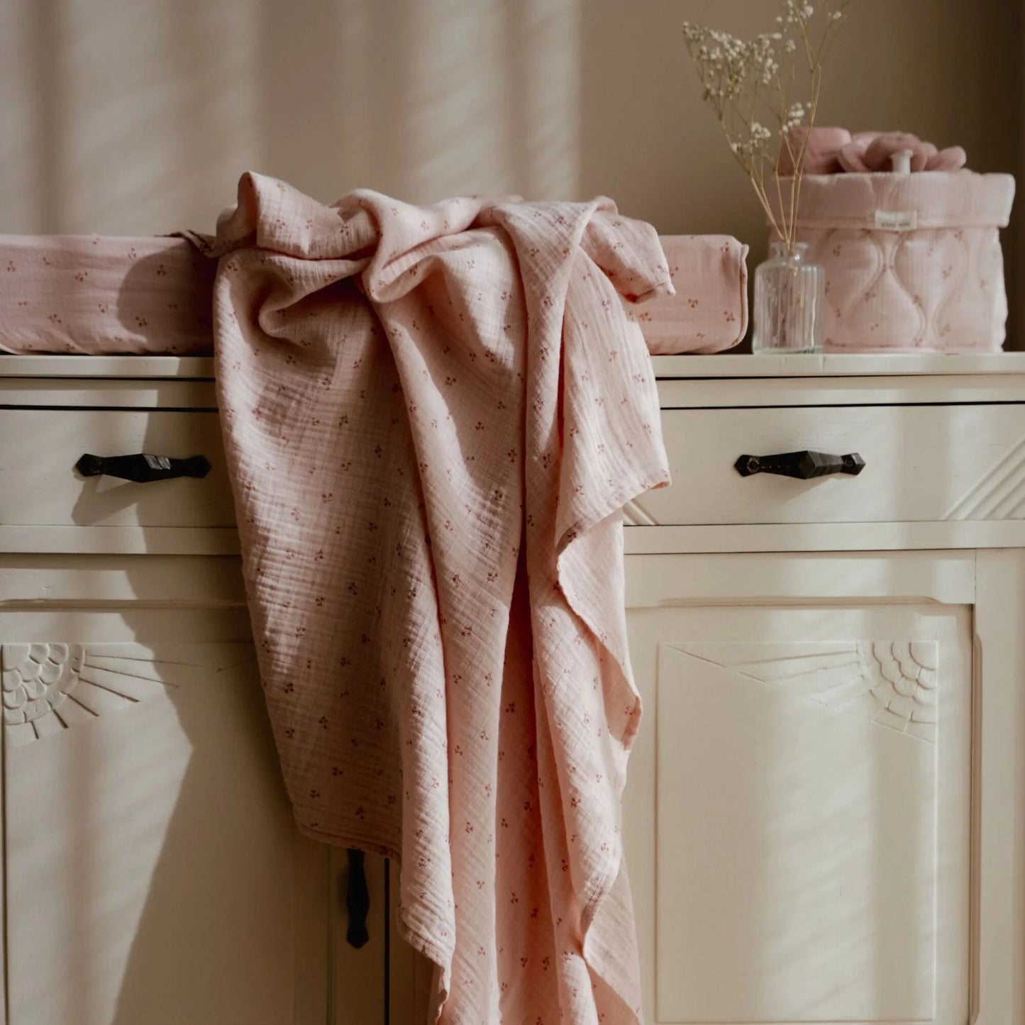 || Little Dutch || Swaddle 120cm - Pure Blossom