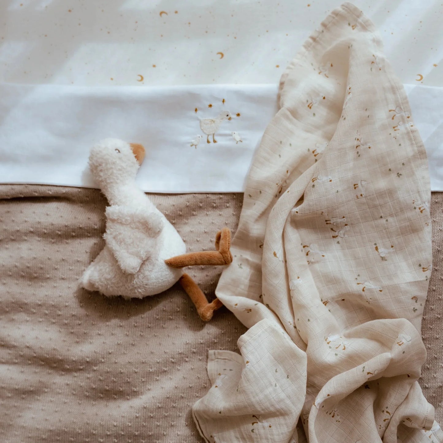 || Little Dutch || Swaddle 120cm - Little Goose
