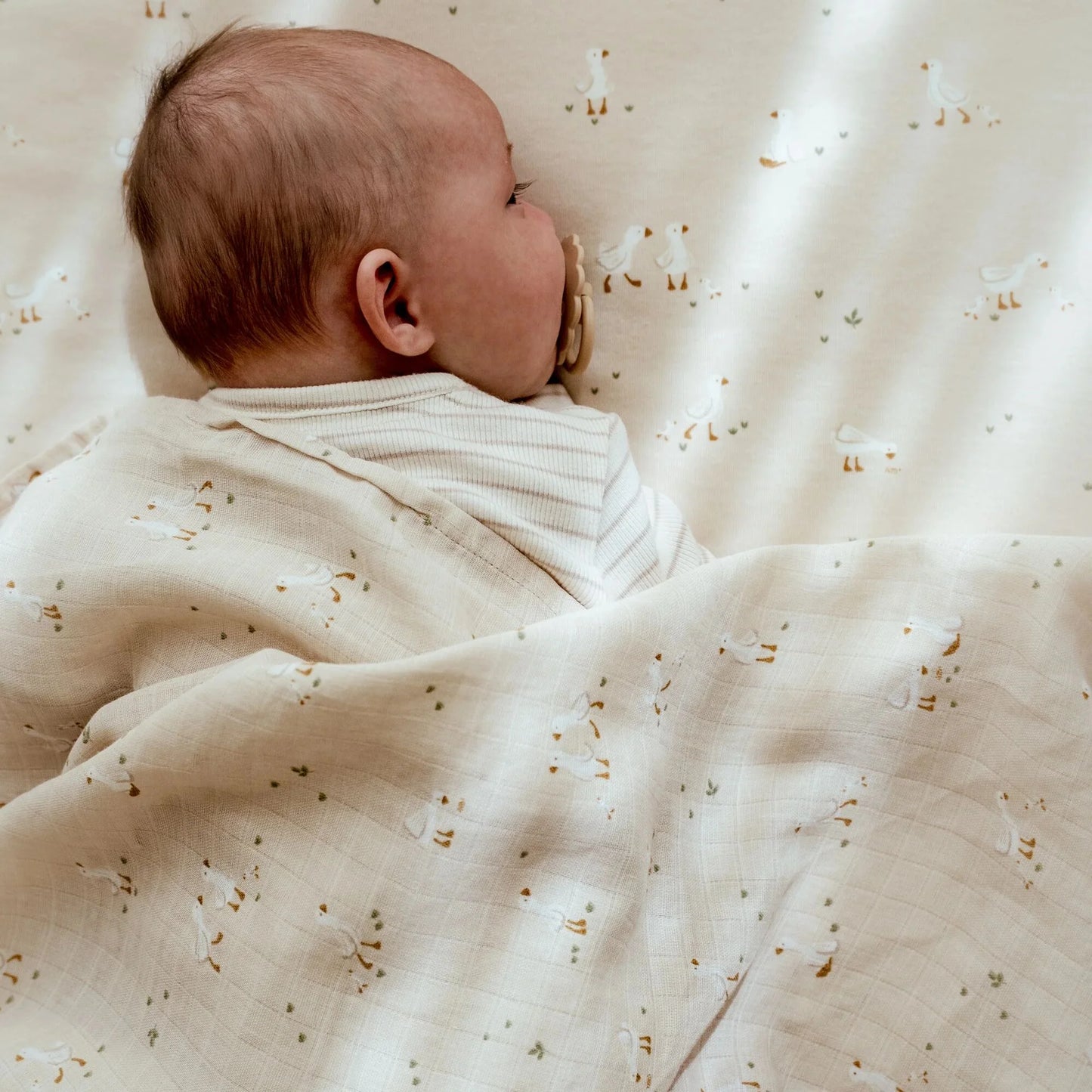 || Little Dutch || Swaddle 120cm - Little Goose
