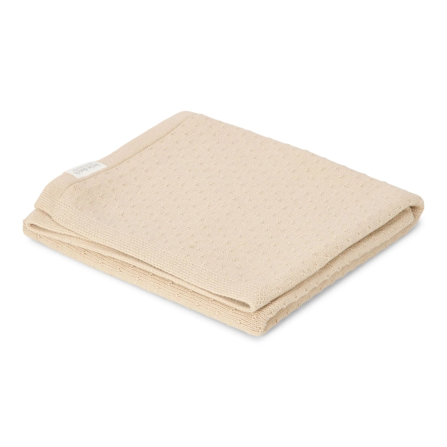 || Little Dutch || Wiegdeken gebreid - Pure Soft Beige