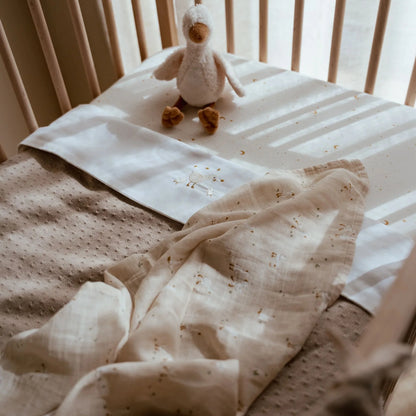 || Little Dutch || Wiegdeken gebreid - Pure Soft Beige