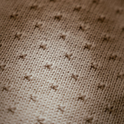 || Little Dutch || Wiegdeken gebreid - Pure Soft Beige