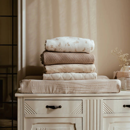 || Little Dutch || Wiegdeken gebreid - Pure Soft Beige