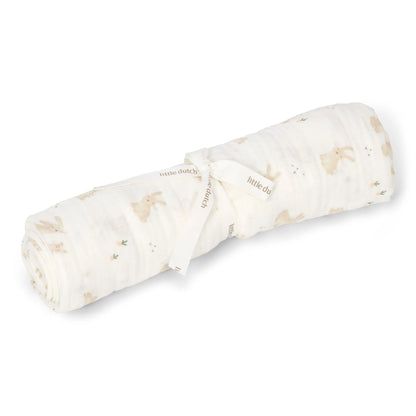 || Little Dutch || Swaddle 120cm - Baby Bunny