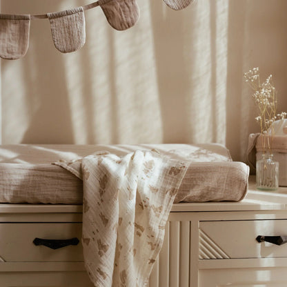 || Little Dutch || Swaddle 120cm - Baby Bunny