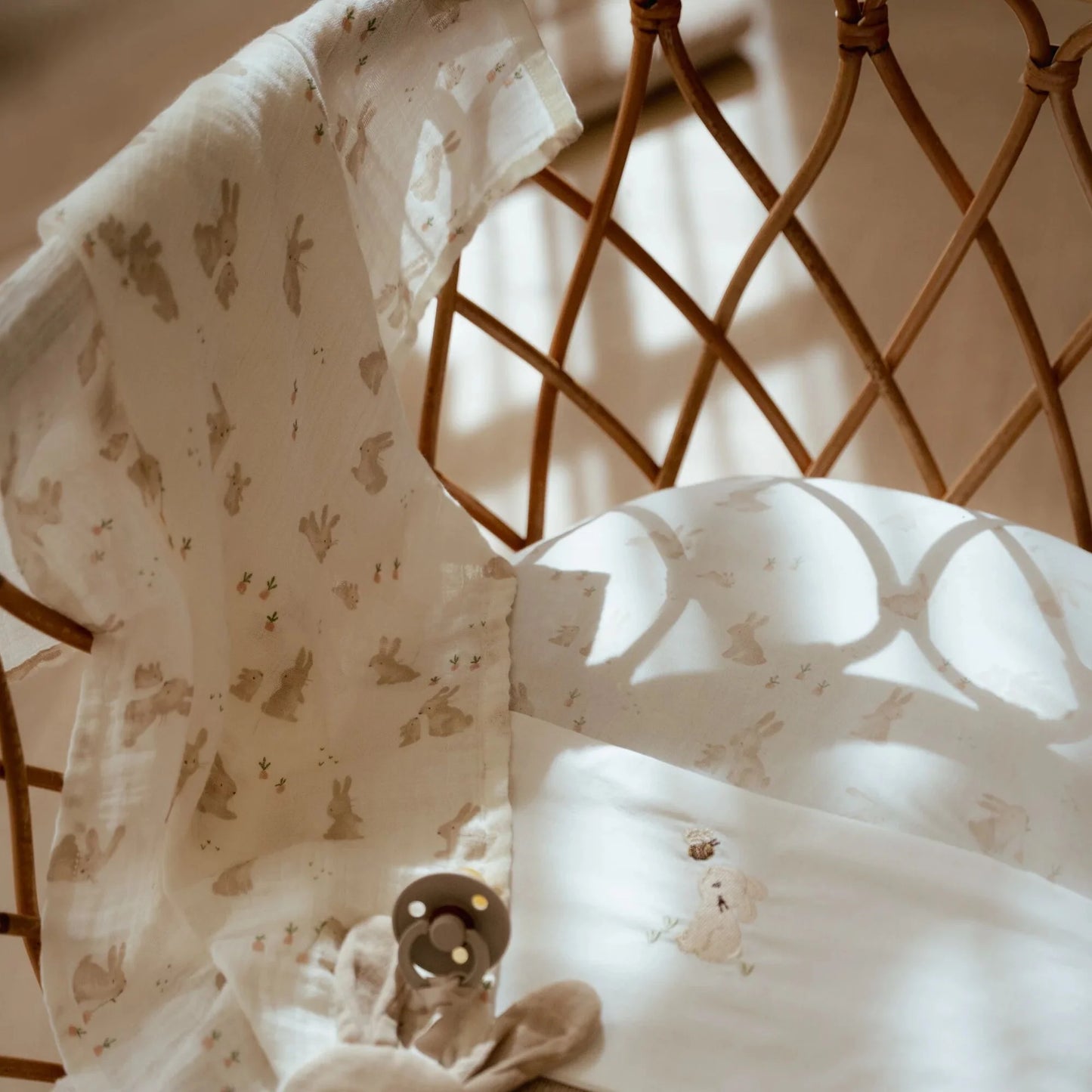 || Little Dutch || Swaddle 120cm - Baby Bunny