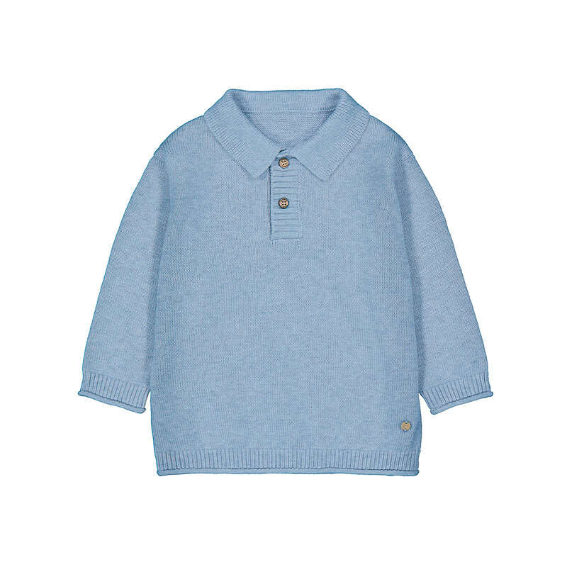 || Mayoral || Gebreide polo trui - Vivid Rain 65