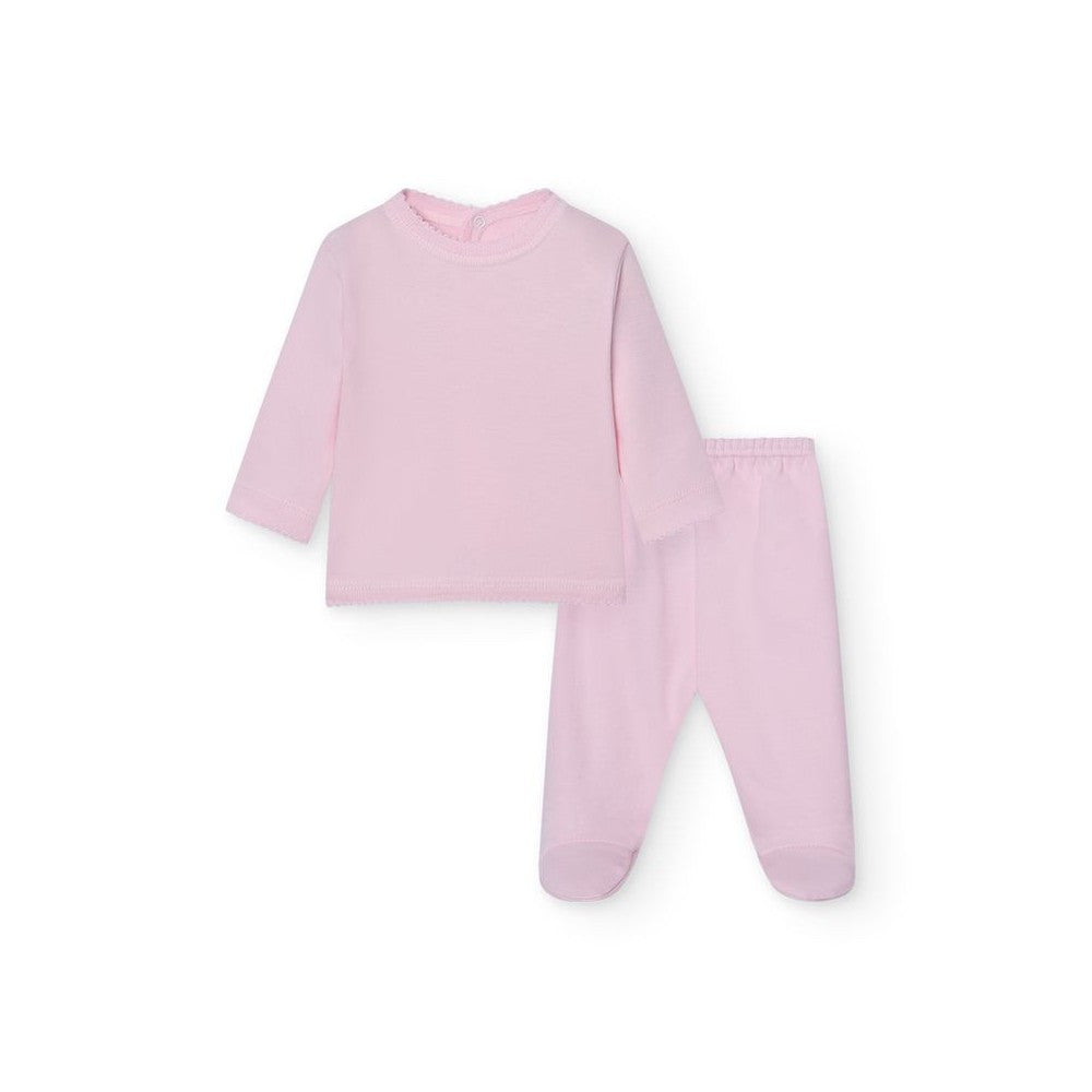 || Babidu || Newborn longsleeve set - Pink
