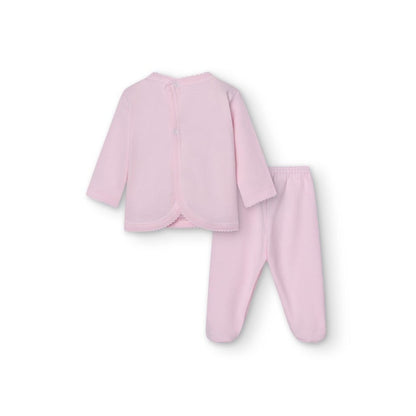 || Babidu || Newborn longsleeve set - Pink