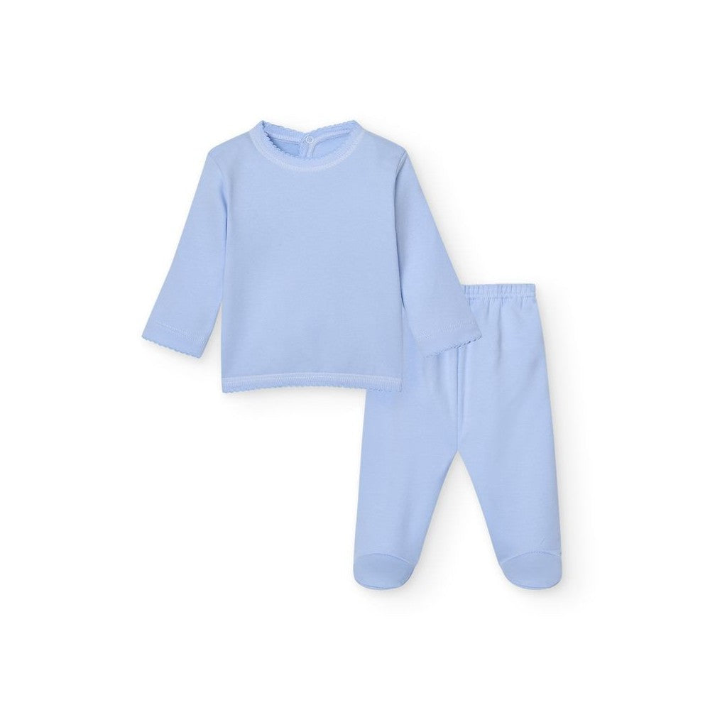 || Babidu || Newborn longsleeve set - Sky Blue