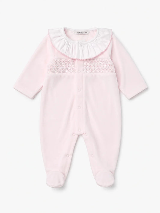|| Babidu || Velours boxpak met kraagje - Pink