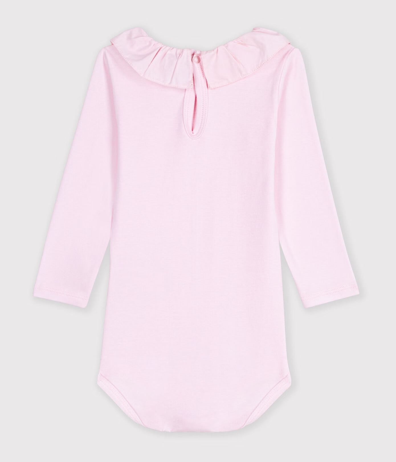 || Petit Bateau || Basis romper met kraagje - Roze