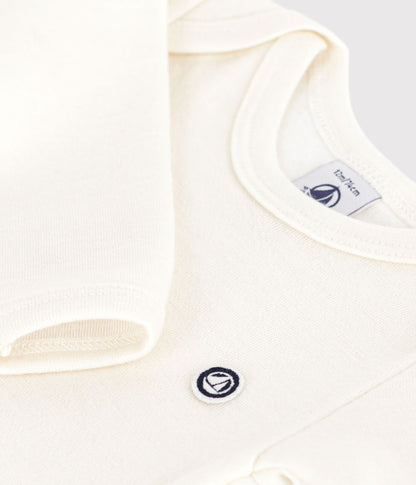 || Petit Bateau || Wollen basis boxpak - Ecru