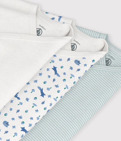 || Petit Bateau || Set overslagromper lange mouwen - Blauwe vosjes