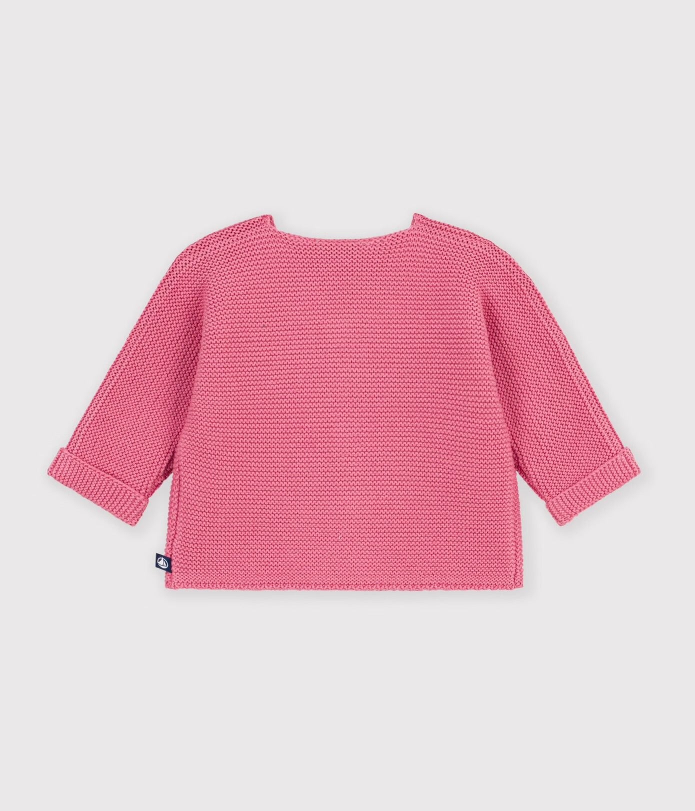 || Petit Bateau || Basis gebreid vest met knopen - Roze