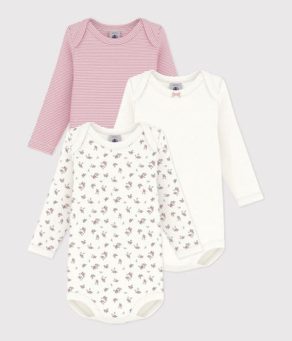 || Petit Bateau || Set romper lange mouwen - Bloemetjes
