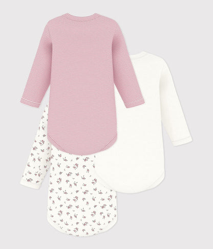 || Petit Bateau || Set romper lange mouwen - Bloemetjes
