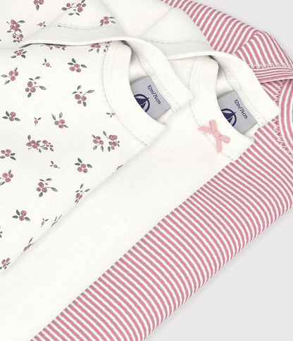 || Petit Bateau || Set romper lange mouwen - Bloemetjes