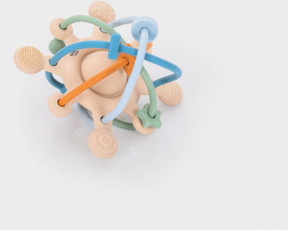 || Tickit || Silisoft Fidget Rammelaar - Neutrale Tinten