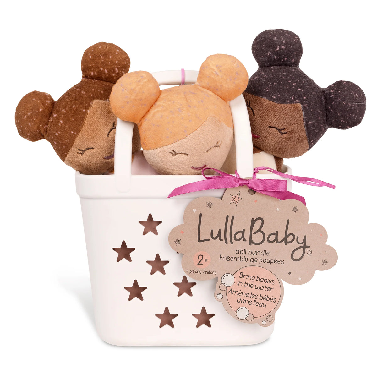 || Lullababy || PRE-ORDER - Mandje met drie badpoppen