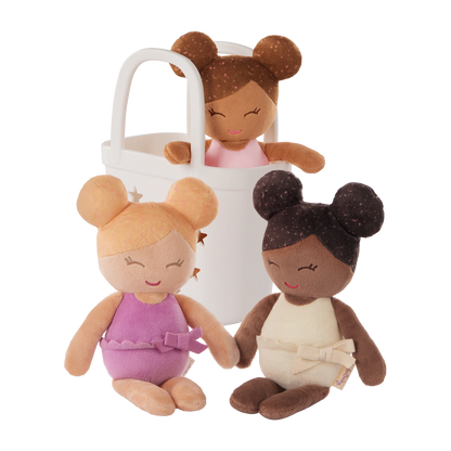 || Lullababy || PRE-ORDER - Mandje met drie badpoppen