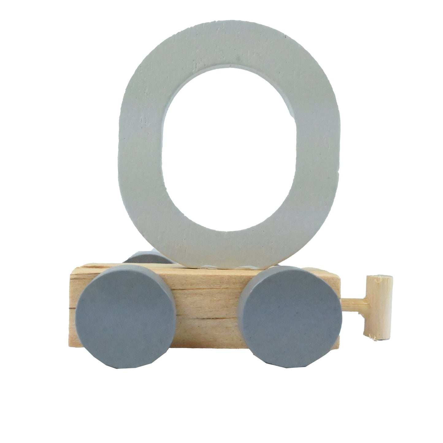 || Jep Kids || Houten Treinletter - O