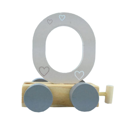 || Jep Kids || Houten Treinletter - O