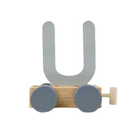 || Jep Kids || Houten Treinletter - U