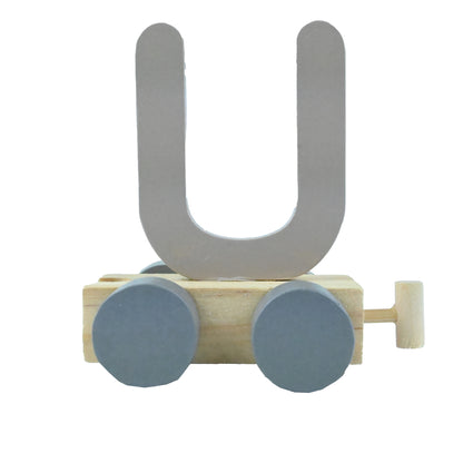 || Jep Kids || Houten Treinletter - U