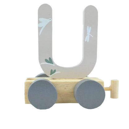 || Jep Kids || Houten Treinletter - U