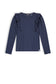 || NONO || Rib t-shirt met ruffles