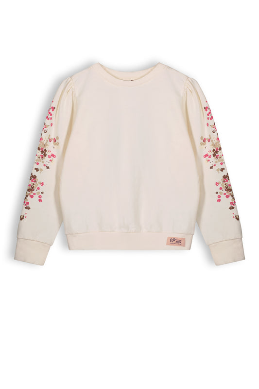 || NONO || Sweater met print op de mouwen