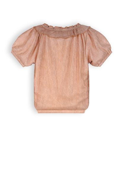 || NONO || Plisse blouse met glinster