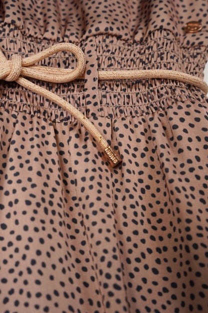 || NONO || Glanzende jurk met stippen