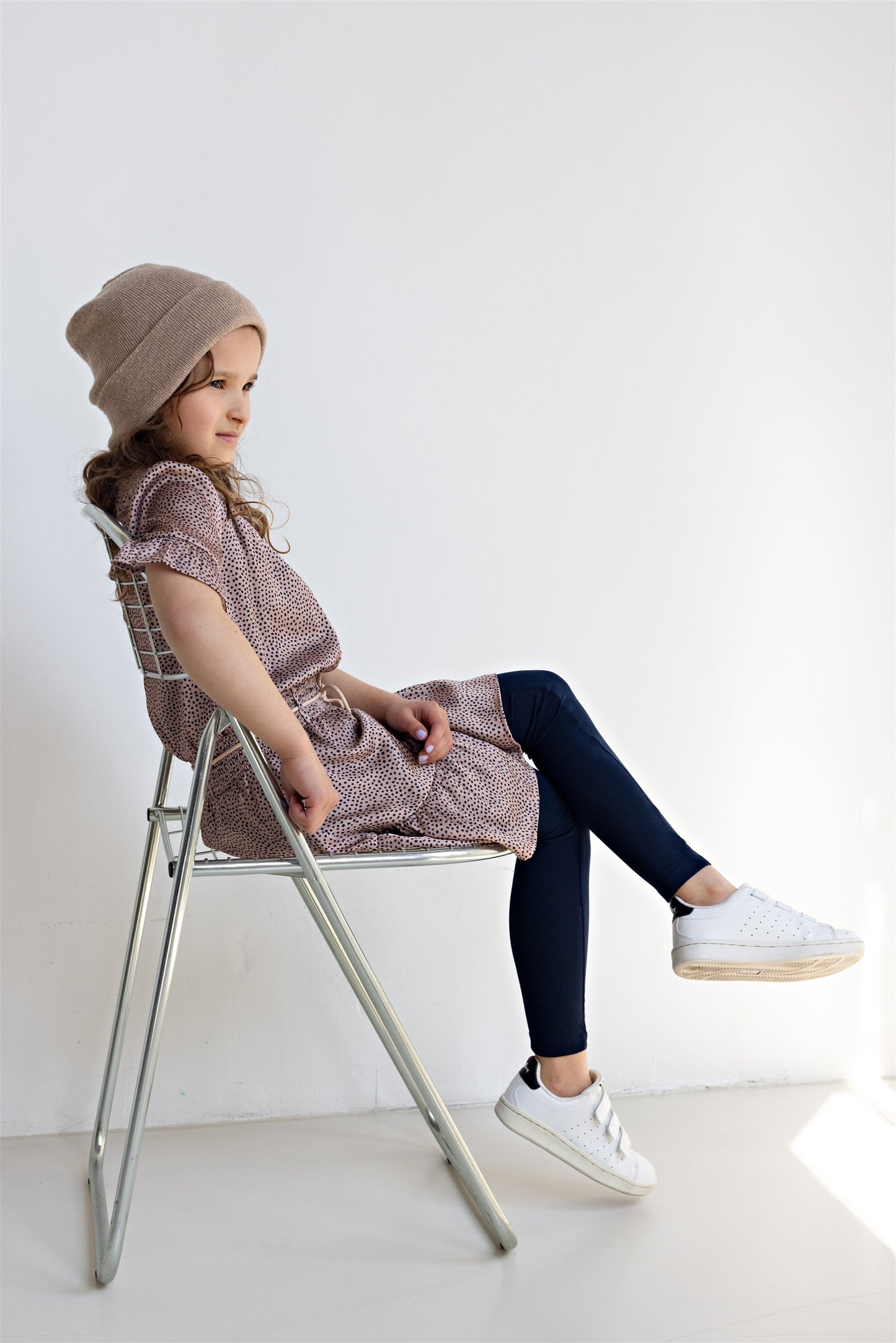 || NONO || Glanzende jurk met stippen