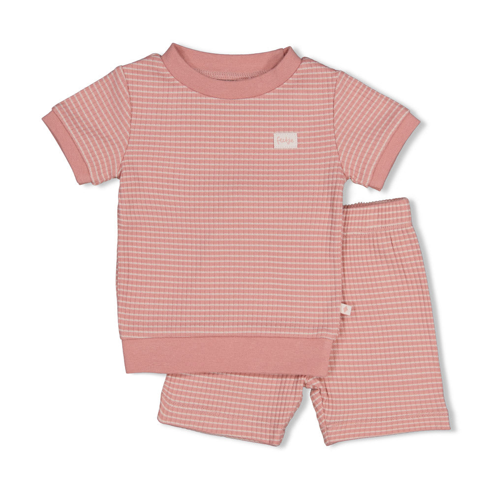 || Feetje || Shortama wafel Summer Special - Mauve