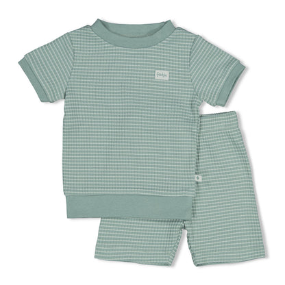 || Feetje || Shortama wafel Summer Special - Zeegroen