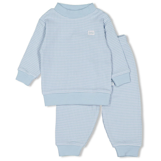 || Feetje || Pyjama wafel - Babyblue
