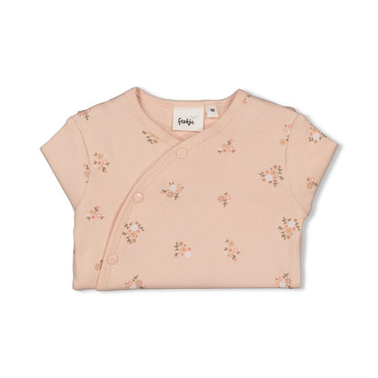 || Feetje || Basis boxpak met bloemen - Roze