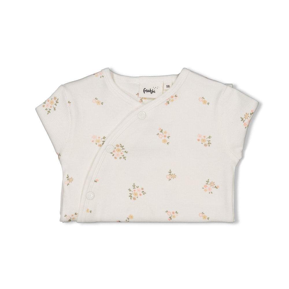 || Feetje || Basis boxpak met bloemen - Wit