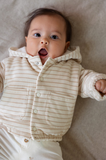 || Noppies || Reversible vest met streepjes