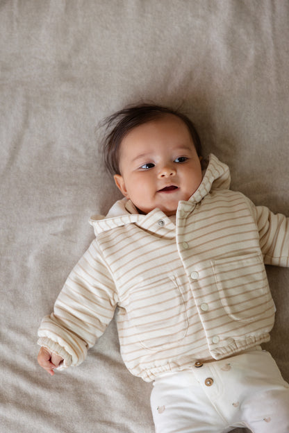 || Noppies || Reversible vest met streepjes