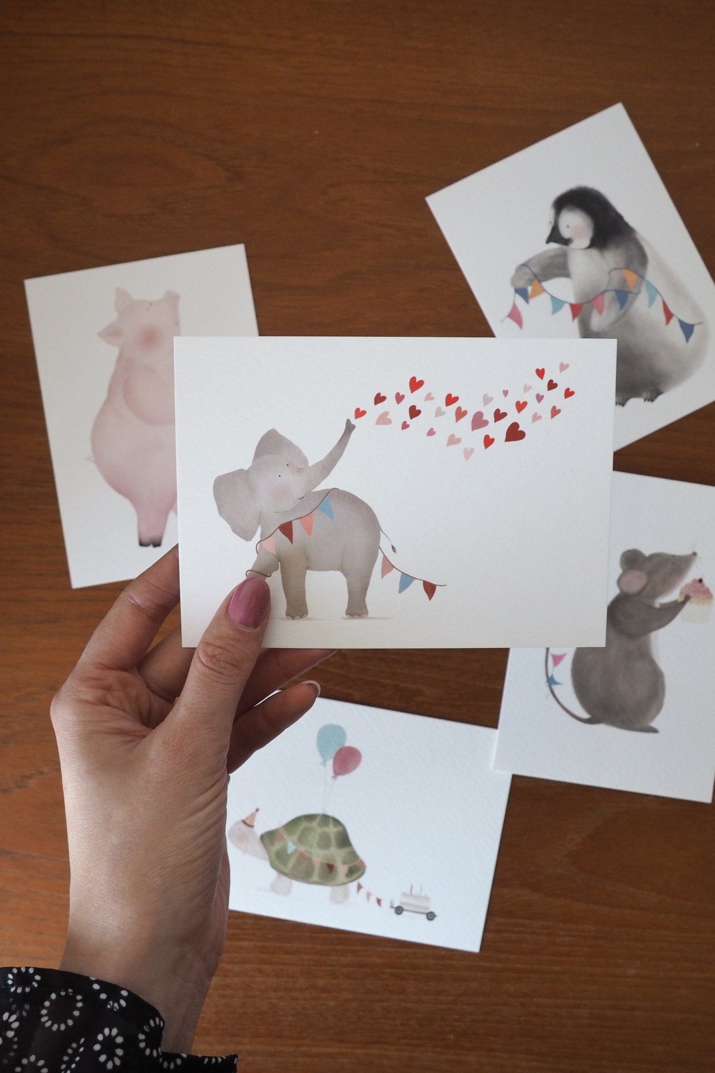 || Getekenddoorzusje || Kaart A6 - Olifant