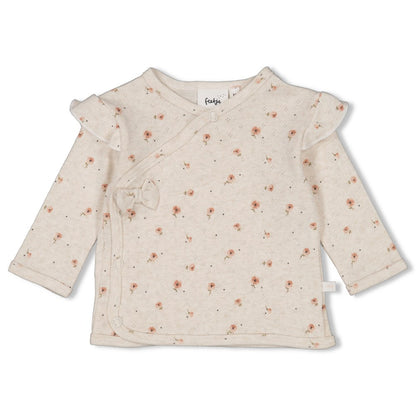 || Feetje || Overslag shirt met bloemen en strik - Sweet Poppy