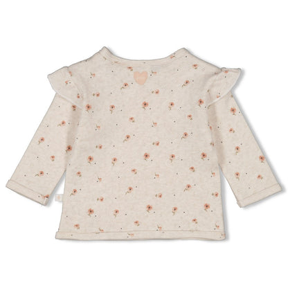 || Feetje || Overslag shirt met bloemen en strik - Sweet Poppy