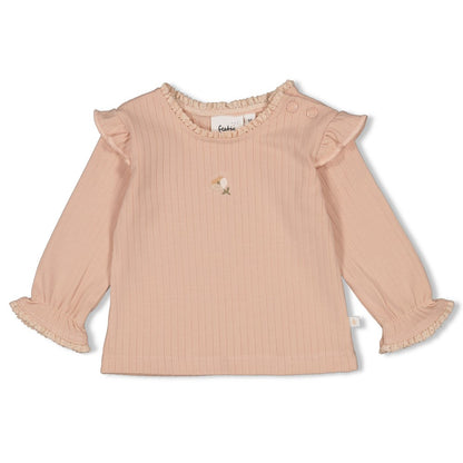 || Feetje || Shirt met bloem - Sweet Poppy